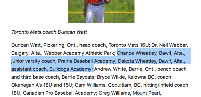 Congrats to a couple of Bawlf boys for getting recognized in the honourable mentions of the Top 100 Most Influential Canadians in Baseball list. canadianbaseballnetwork.com/canadian-baseb… @Cwheatley94 @dakotawheatley1