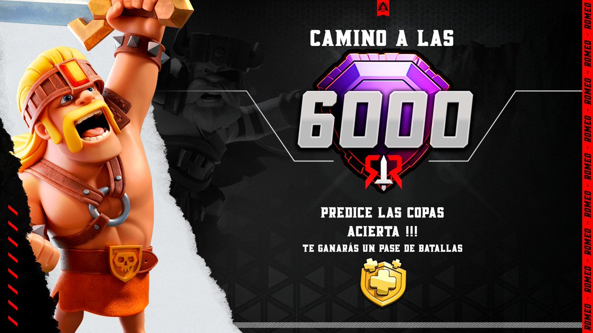Ahora son 30 dólares acumulados 
Predice cuántas copas haré en leyenda 🏆🏆
Twitch.tv/romeoia 
Facebook: RomeoiA7