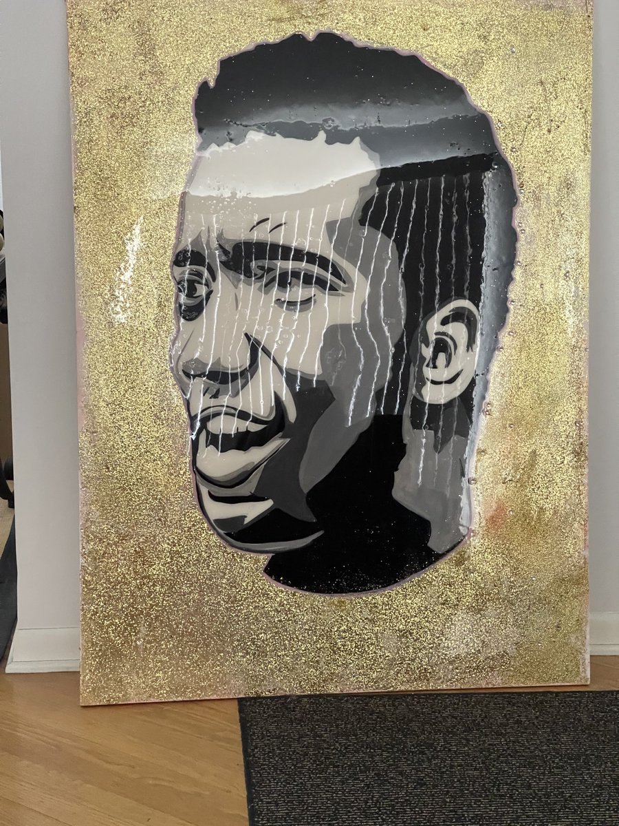 CarlTaylor_'s tweet photo. Powerful portrayal of the iconic Black Panther Party Chairman Fred Hampton by Mariana Sully…more to come https://t.co/tBLsmDPgOk