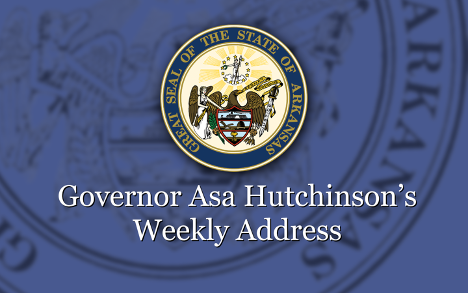 AsaHutchinson's tweet photo. In this week’s radio address, I discuss the bipartisanship of the National Governors Association and why reaching across the aisle is necessary to tackle challenges. You can listen here: https://t.co/0NPc0DVDiy https://t.co/ZBYCuTt8Ds