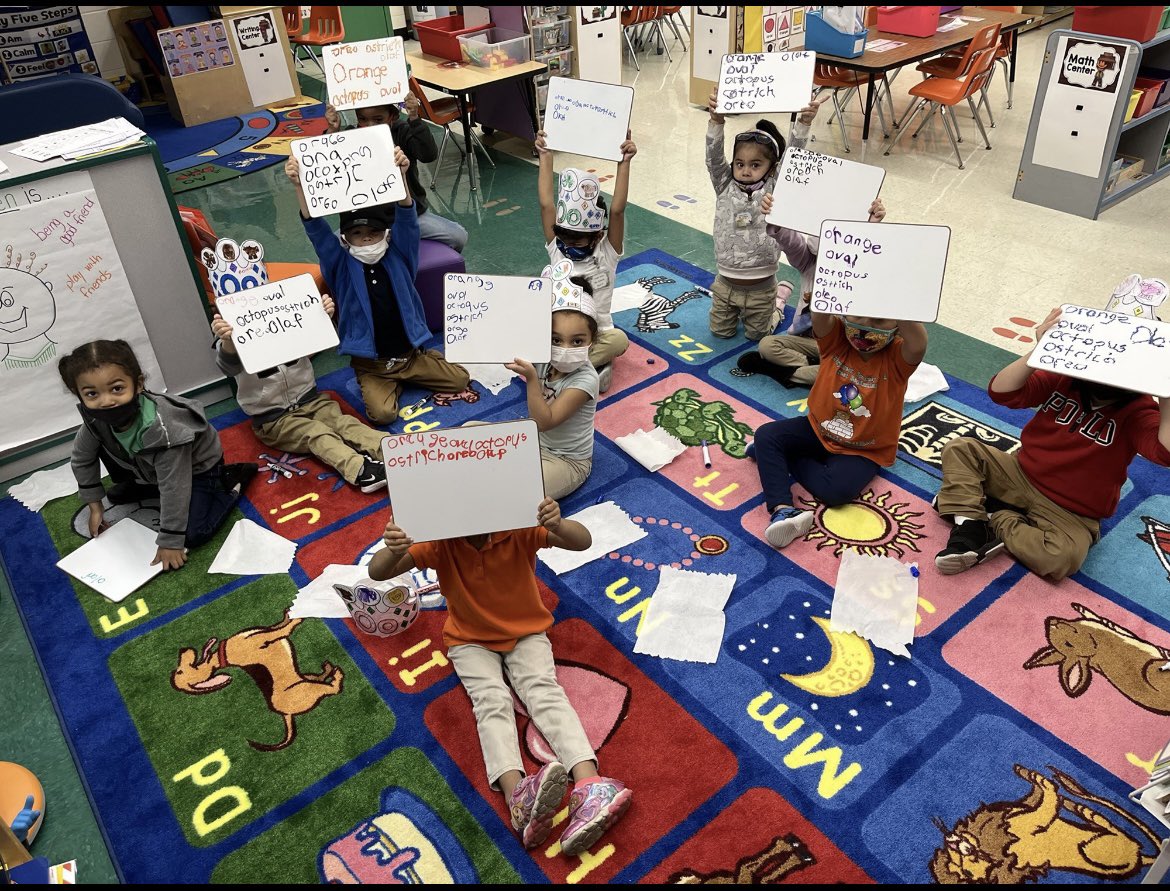 harleygrl80's tweet photo. We love to write! This week we worked on writing O words. @JOSECARDENASECC https://t.co/na1r8axoER