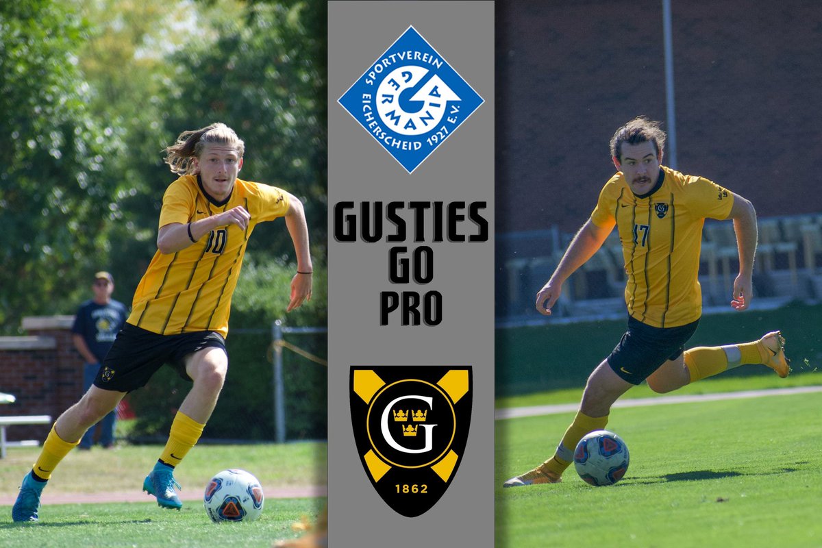 gustiemsoccer's tweet photo. Good luck @ScottyHeinen8 &amp; @Thee_Gibbons!
Our boys are on the path to the pros &amp; began trials in Germany with SV Germania Eicherscheid. It’s going well! 

Game 1: Gibbons with four goals &amp; Heinen with a hat-trick of assists. 

Keep it up &amp; #GoGusties👑👑👑 https://t.co/t9zLgczmci