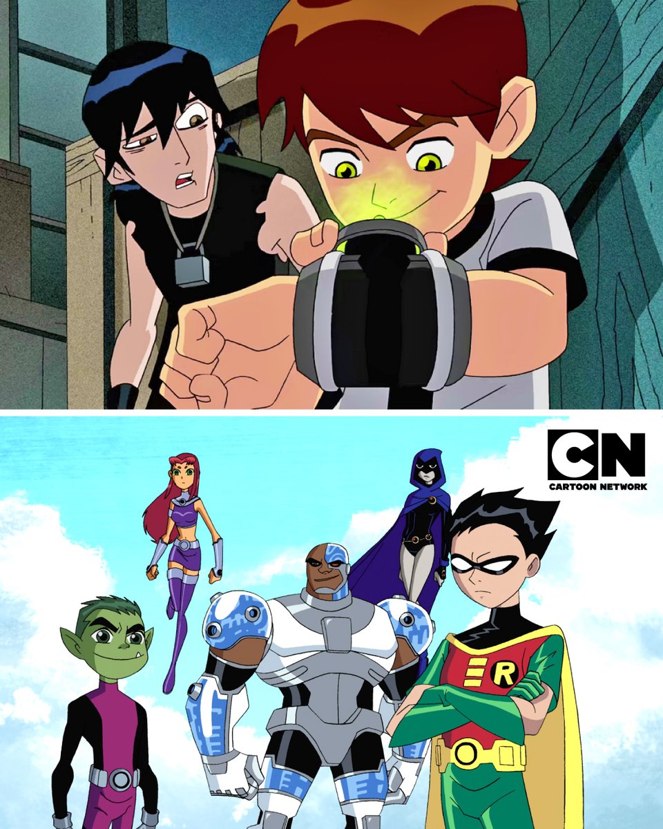 sarnakhan1's tweet photo. cartoonnetwork: So...we hear you guys like classic Ben 10 and Teen Titans? 👽💥🦸 Now you can watch them all Jan-Feb on Sat/Sun mornings at 6-8AM on #CartoonNetwork!
#Ben10 #TeenTitans #LegacyShows #OldSchool #OldSchoolShows #2000sCartoons #SaturdayMor… https://t.co/a6e5eSMPfe