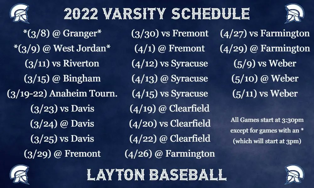 Layton High Baseball tweet media