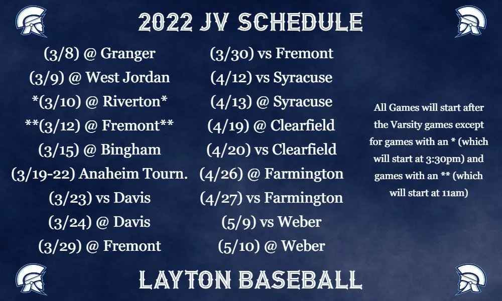 Layton High Baseball tweet media