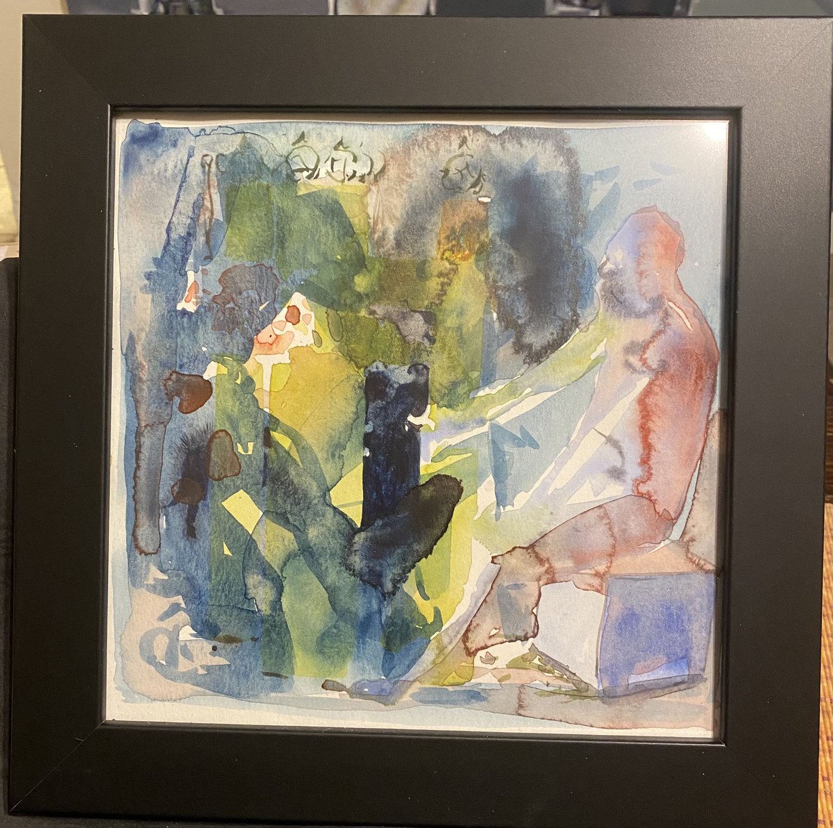 Augmented9's tweet image. Taha Heydari, 2020. Watercolor.