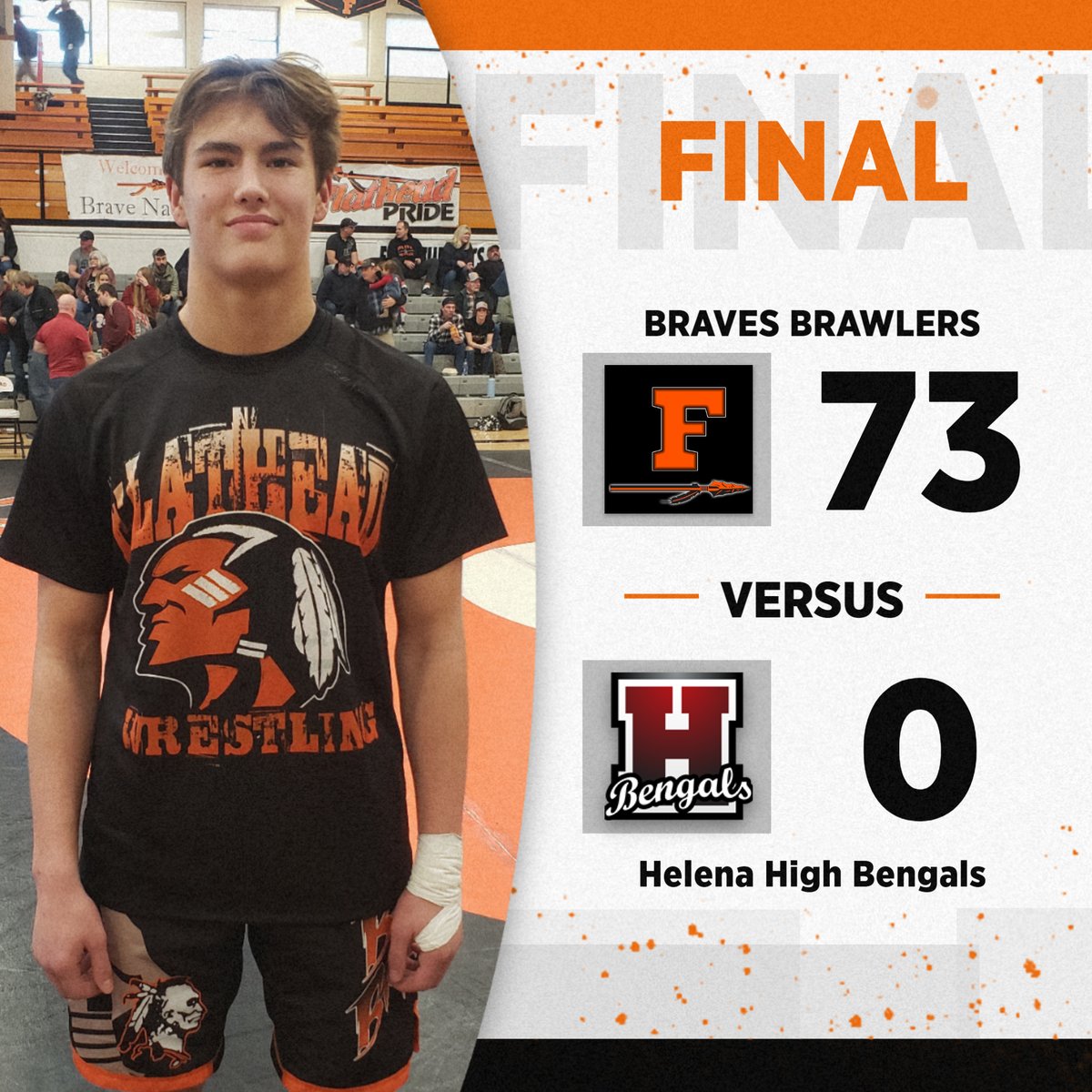 Flathead_HS's tweet photo. Chase Youso leads the Braves to a dual win against Helena High! #flatheadpride https://t.co/o9RamlCudb