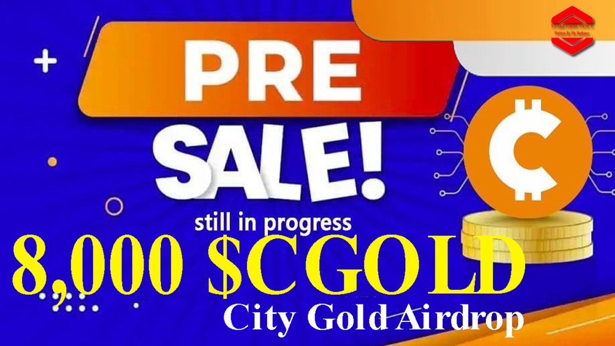 Bb7Boundary's tweet photo. 8,000 $CGOLD tokens ~$ 4, City Gold Airdrop is worth https://t.co/wYj9jHFaz2