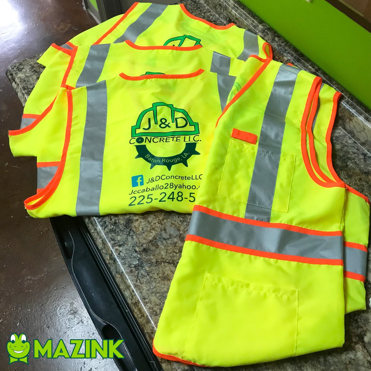 Mazinkllc's tweet image. CUSTOM VESTS 🚧💯

Create Yours Today!

Call 225-788-5446
Or visit us in-person at:
26207 LA-16, Denham Springs, LA 70726 Ste A

#Mazink #vests #customvests #customapparel #customgarments #custom