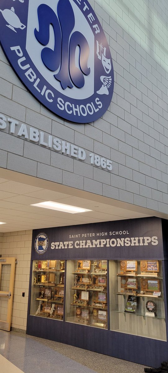 Photos don't do it justice, but St. Peter High School is an absolute world-class educational showplace. As we all know, communities like this value the education of their kids. Well done.