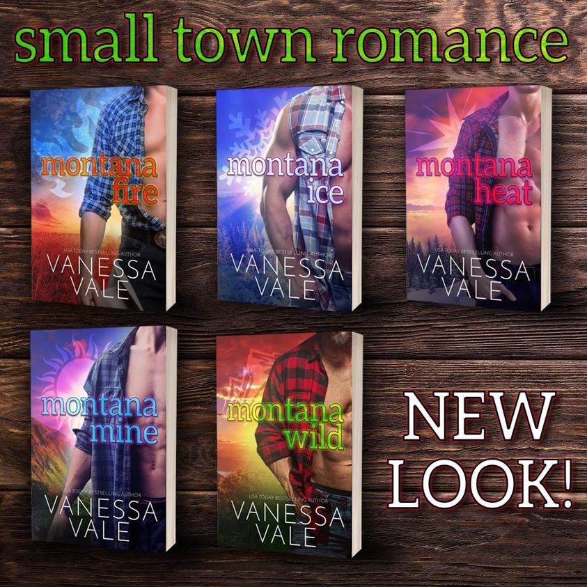 In the mood for a steamy romcom binge?

The Small Town Romance series by @IamVanessaVale has a brand new look!

Get started on the series today!
Amazon: bit.ly/montana_fire_a…
Amazon Worldwide: mybook.to/montana_fire_w…

#vanessavale #romcom #steamyromcom @valentine_pr_