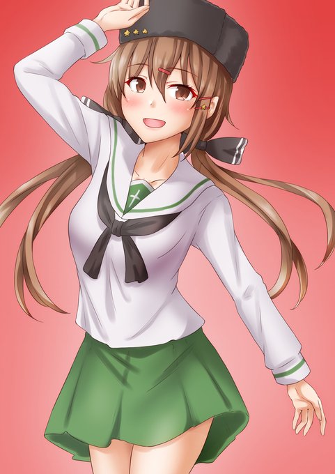タシュケント「短期転校で助っ人に来たよ」
#艦これ 