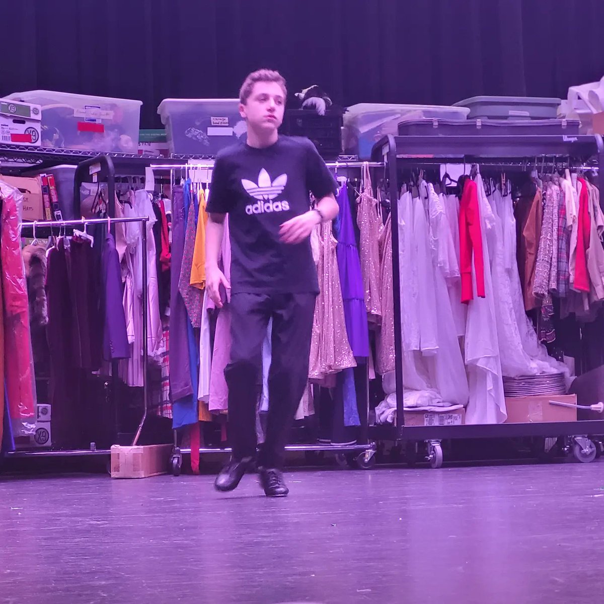 KDHSDramaClub's tweet photo. Here's some great shots of our cast working hard this week at rehearsals! Tomorrow's set construction will start at 11am in the KD Auditorium. There is a lot to be done so any help would be greatly appreciated! Cast members, be sure to look at the detailed schedule! https://t.co/NYMVJdsvbk