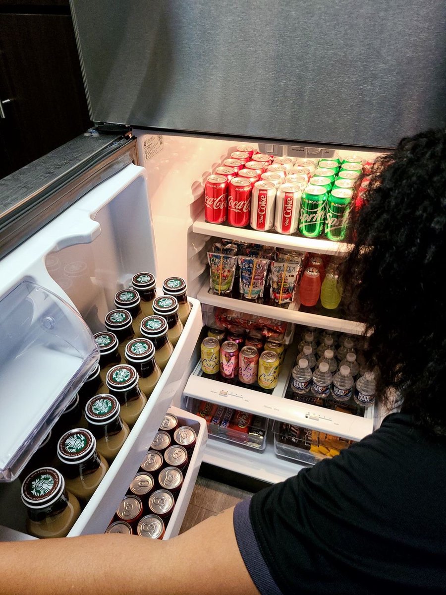 I followed my heart.. and it led me straight to the model fridge! Follow yours to your future home ❤️9️⃣ schedule your tour to get your foot in the door and hand in this fridge 🤩