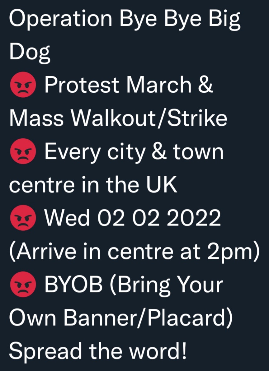 tezbar's tweet photo. #OperationBBBD
RT & share
#TimeToRebel
#JohnsonOut
#GTTO https://t.co/q3owxsh5MD