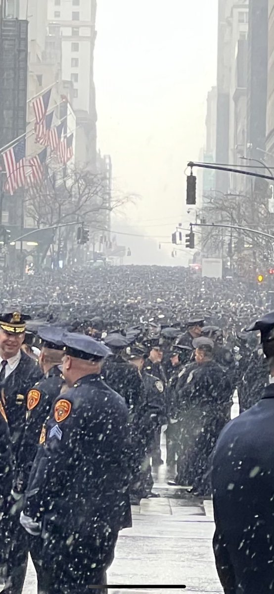 NYPD strong. 🙏🏼 RIP Detective Jason Rivera. NYC will remember you as a hero. When you joined the force 14 months ago your hope was to one day unite police with the community. Your wish was fulfilled today. 💙