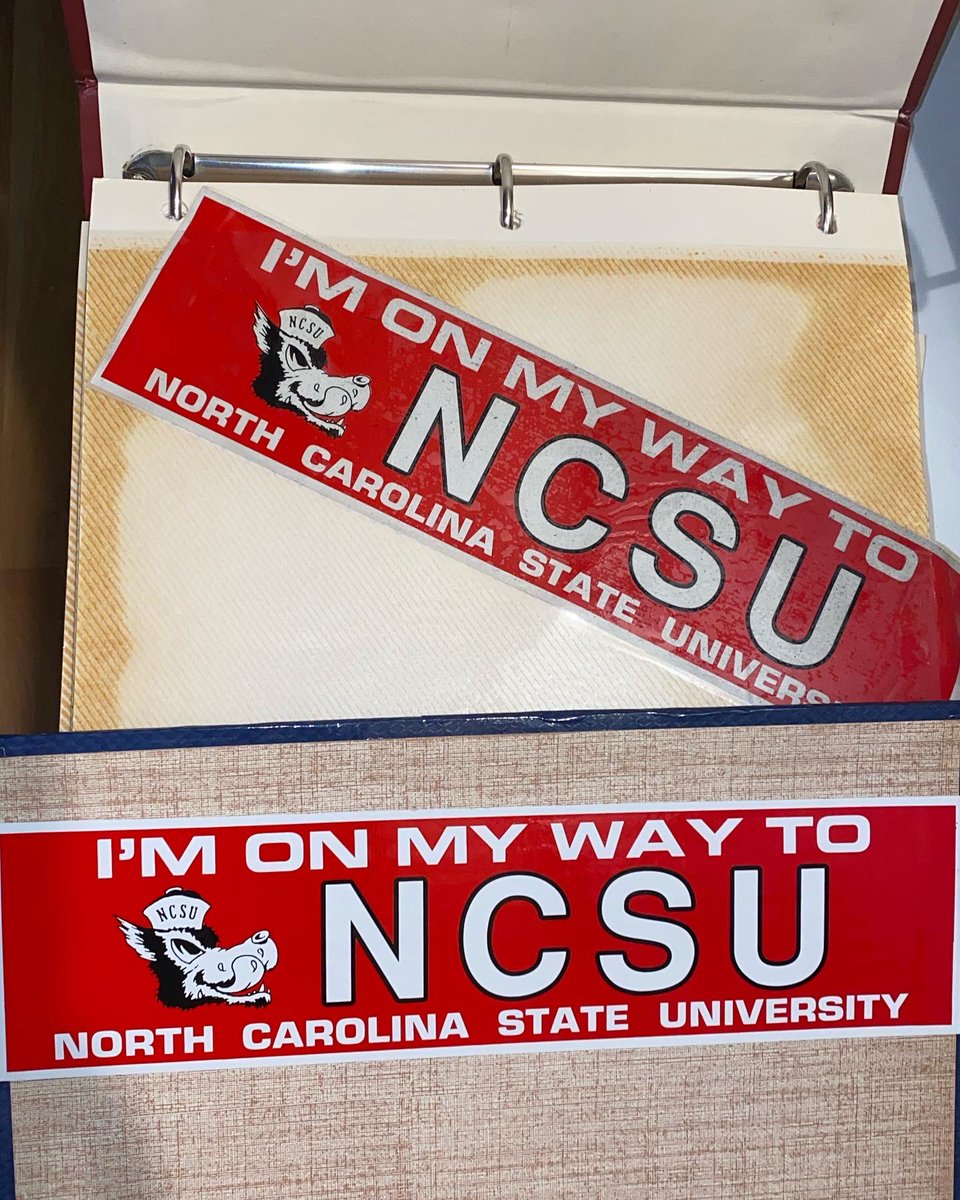 GardnerKristy's tweet photo. Proud momma!!! It’s officially a FAMILY tradition! #gopack congrats to Caleb (peep the old school bumper stickers from 92)! #ncstate26 #ncstate23 #ncstate97 #ncstate96 https://t.co/7HC8bfAnDe