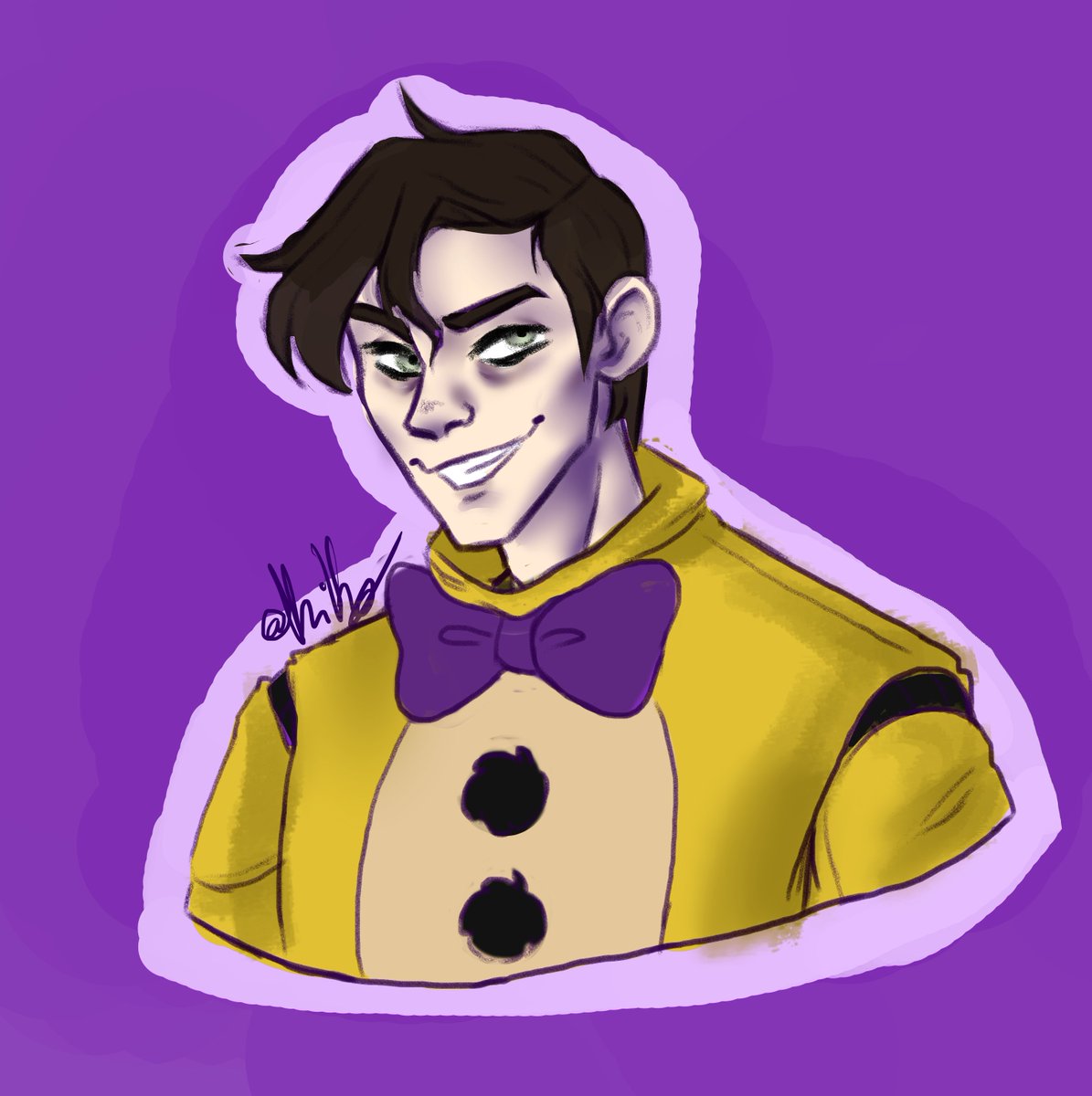 Sim, fiz mais um sketch do William de novo... :'')
#FNAF #WiliamAfton #fanart