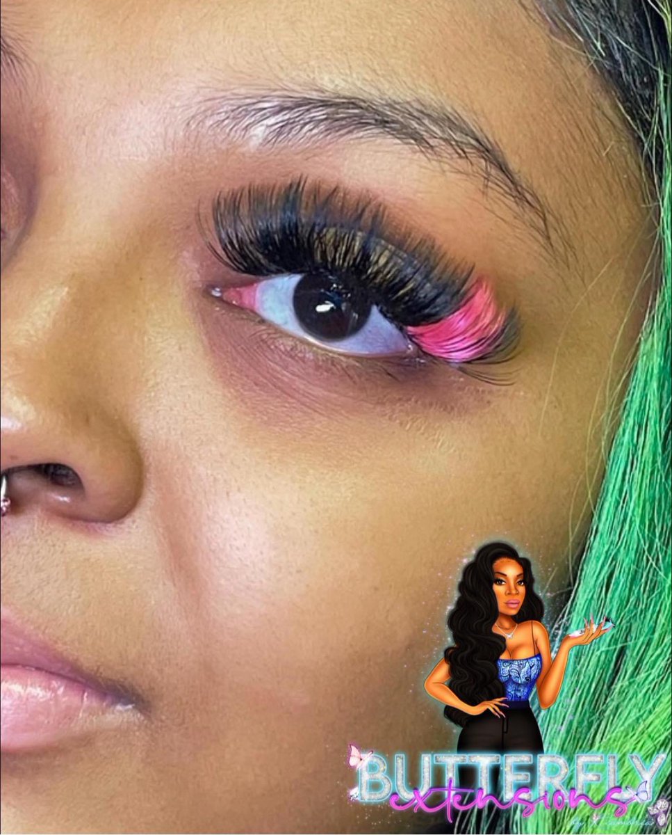 _kiambria's tweet image. It’s almost Valentine’s Day ladies.🌹 Why not add a pop of PINK to your lash extensions for fun?! 😍🌸💕 #ButterflyExtensionsByKiambria👁🦋 #EtxLashArtist🎈 #BookTheLook✍🏾 #BossMommy💅🏾 #InboxMeToBook🤩 #LongviewTxBased🎀 #TheLashPlug🔌