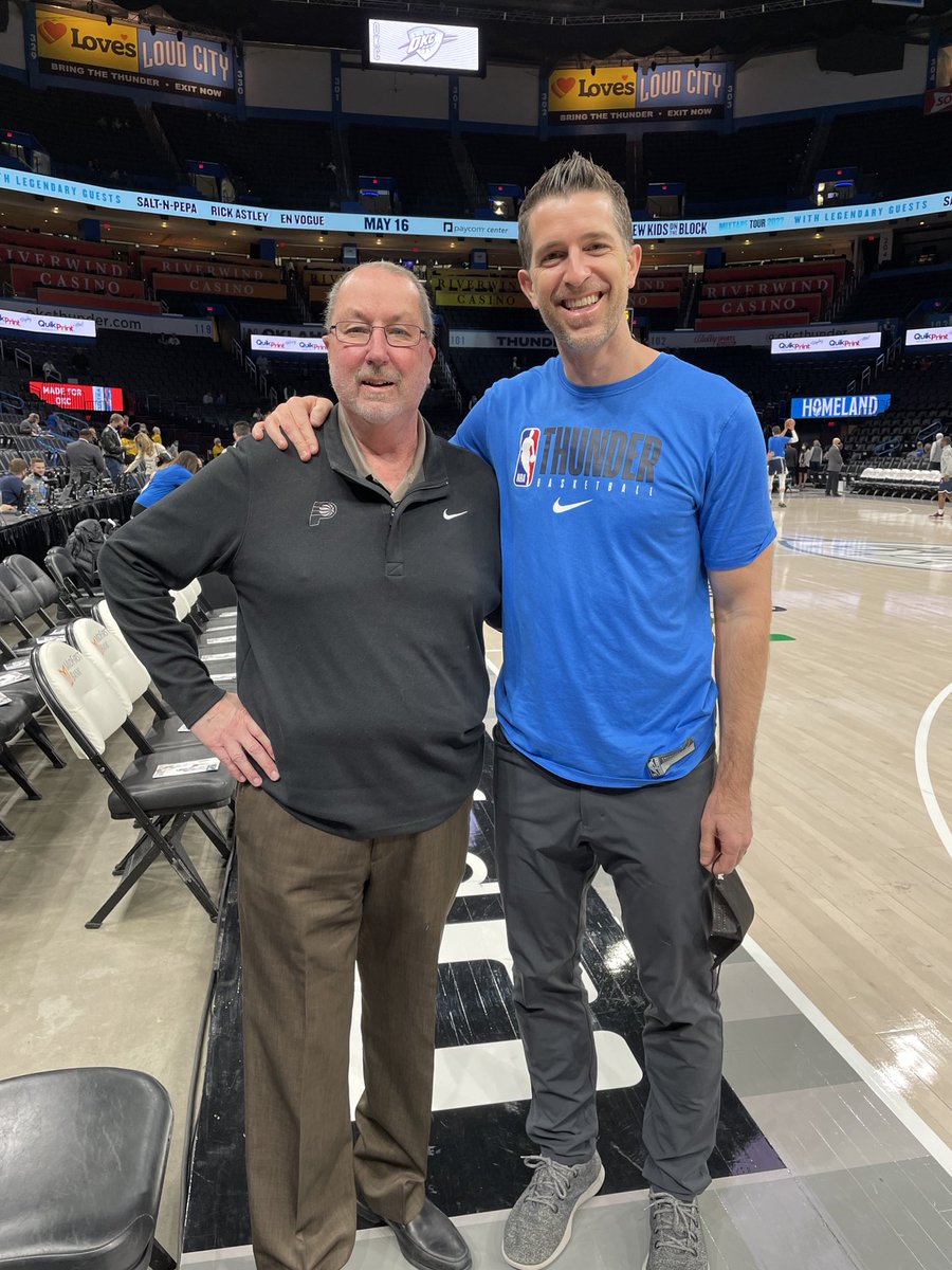 David Benner (@pacersdmb) on Twitter photo Farewell to NBA Tour in Oklahoma City and got together with a guy I’ve known since 1994 when he was a ballboy, Donnie Strack. Now a doctor in charge of Thunder medical services he used to put up with more <a href="/ReggieMillerTNT/">Reggie Miller</a> crap than I did. Farewell to NBA Tour in Oklahoma City and got together with a guy I’ve known since 1994 when he was a ballboy, Donnie Strack. Now a doctor in charge of Thunder medical services he used to put up with more <a href="/ReggieMillerTNT/">Reggie Miller</a> crap than I did.