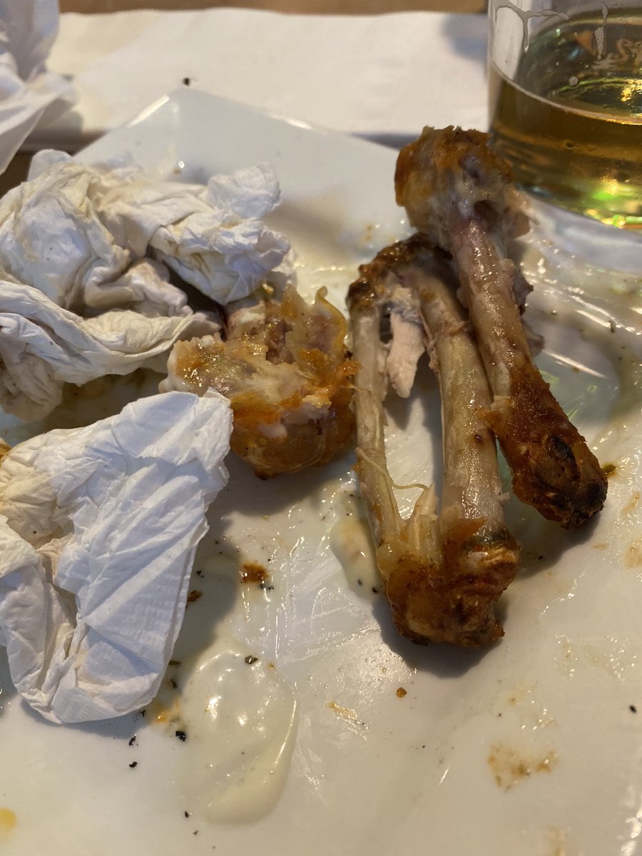 Aftermath of the #chickenwings at the Chanhassen #Legion best wings in town!!!