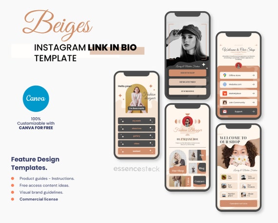 essencestock's tweet photo. 5+ Bio Link Template https://t.co/Pr9pFpdImk via @EtsySocial #template #smallbusiness #canvatemplate #brandingkit https://t.co/f1czLEfD16