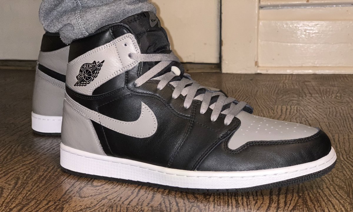 BigDmilz's tweet photo. Rockin my AJ1 Shadows with the pixie dust for Friday’s #QuarantineDripCheck. Shirt by @x_juanwilson and he did his thing with this one. What did y’all rock today? Lemme see somethin! https://t.co/laT5B7V2zC