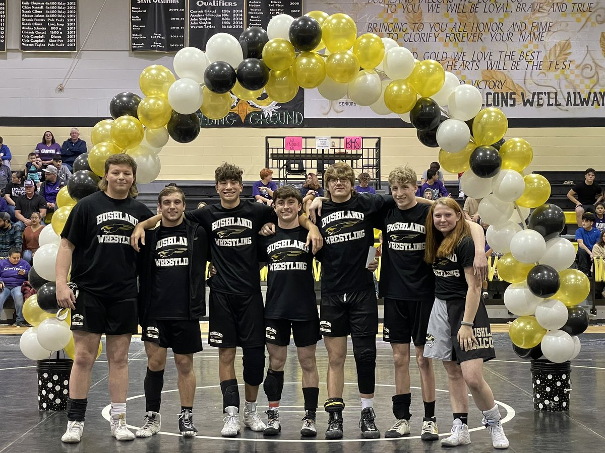 Amazing senior night for our wrestlers!