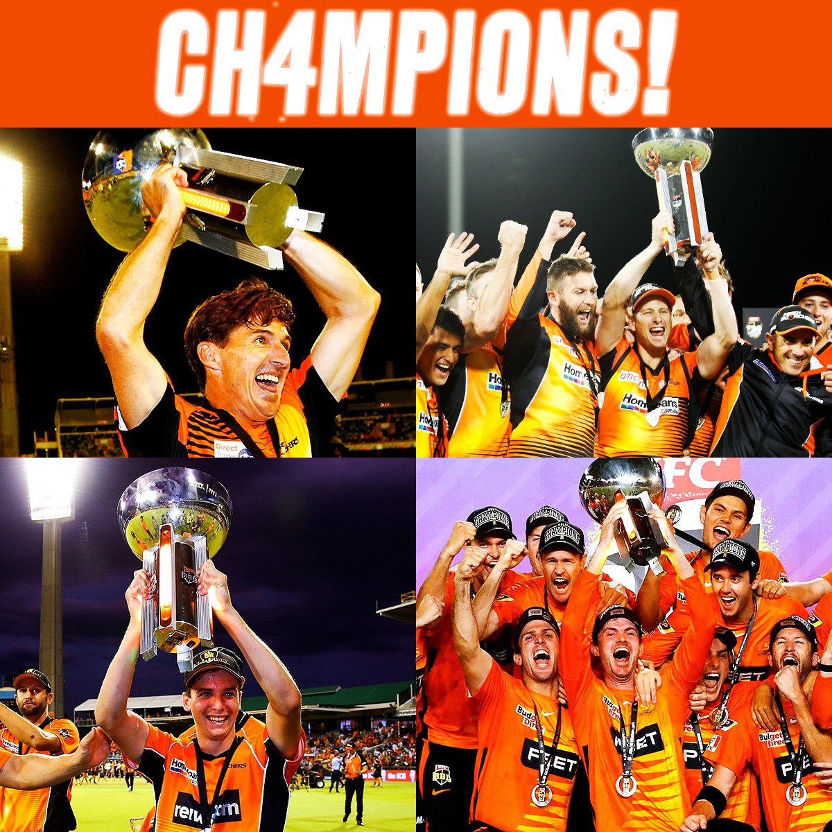 BBL03 🏆
BBL04 🏆
BBL06 🏆
#BBL11 🏆

The most decorated club in BBL HISTORY! 🙌
This one means so much! 🔥 #MADETOUGH #BBL11CHAMPIONS