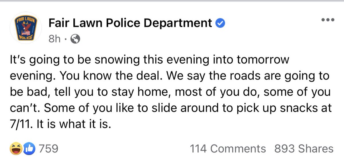 The best snow warning I’ve seen.. 🤣🤣