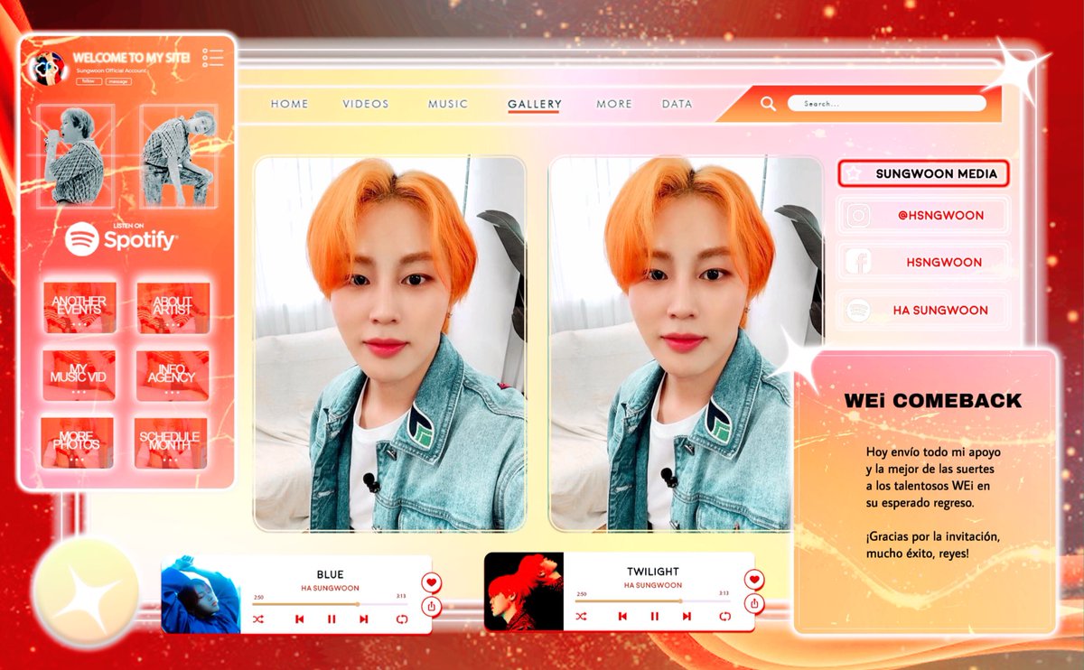 hsngwoontwt's tweet photo. ☁️   ¸⠀ 𝘚𝘶𝘯𝘨𝘸𝘰𝘰𝘯'𝘴  ⠀ ⁺⠀ new ⠀    ‹⠀    ㅤ𝐮𝐩       ╱     𝐝𝐚𝐭𝐞     ⋆   280122  

Hoy asisto hypeado al #WEi1stCB para cantar #WEiAllOrNothing hasta quedar sin voz, enviarles mi apoyo y pedirles un autógrafo porque soy muy fan. ¡Felicidades y éxito, reyes! https://t.co/rbD4McIQbL