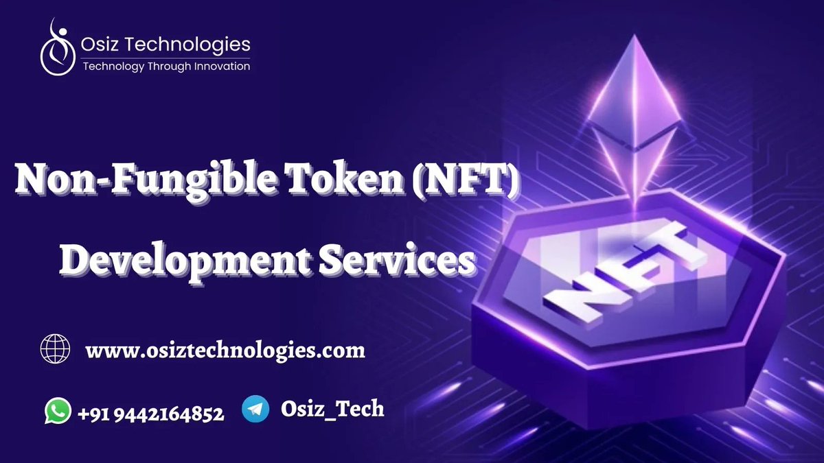 Osiztech's tweet photo. Want to create more #NFTs?
Are you in search of the best #NFTTokenDevelopment Company?
Here is an exclusive informative blog from #Osiz !!
Tap to know -> https://t.co/pGyqHszoxz https://t.co/3pt77jWXE1