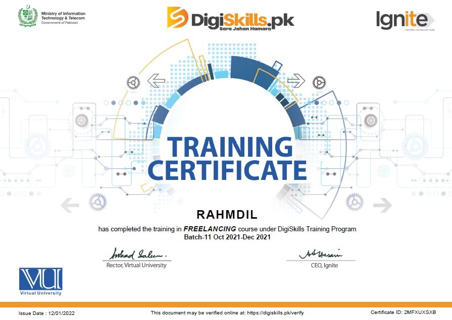 ItGwadar's tweet photo. IT students &amp; professionals should join Digiskills.
District IT Office Gwadar looks forward to help IT students. Students may consult.
@DcGwadar @DgprG @thegwadarpost @ScienceIT_GoB @uniofgwd @UniofTurbat https://t.co/r9MjmBWjXw