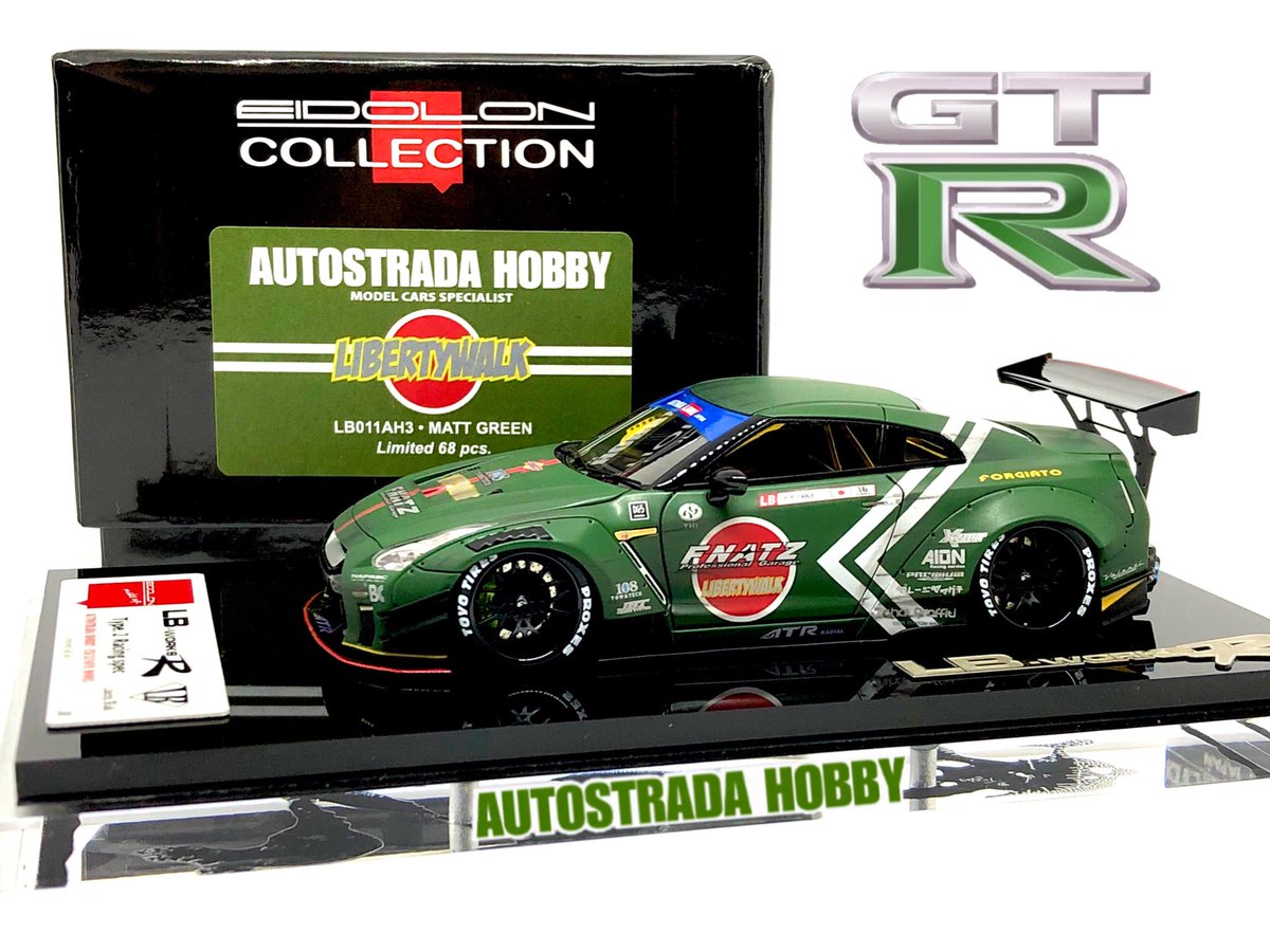 1/43 EIDOLON Make Up×AutostradaHobby Limited LB☆WORKS R35 GT-R 