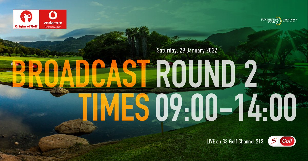 Sunshine_Tour's tweet photo. ๐๐ณ๐ฐ๐ข๐ฅ๐ค๐ข๐ด๐ต ๐ต๐ช๐ฎ๐ฆ๐ด๐บ
You can catch the live-action of the #VOGFinal on @SuperSportTV channel 213 today.
โฐ09:00 - 14:00
#GreatnessBeginsHere
#SunshineTour
#VodacomOriginsOfGolf https://t.co/ouneU9ZAUJ