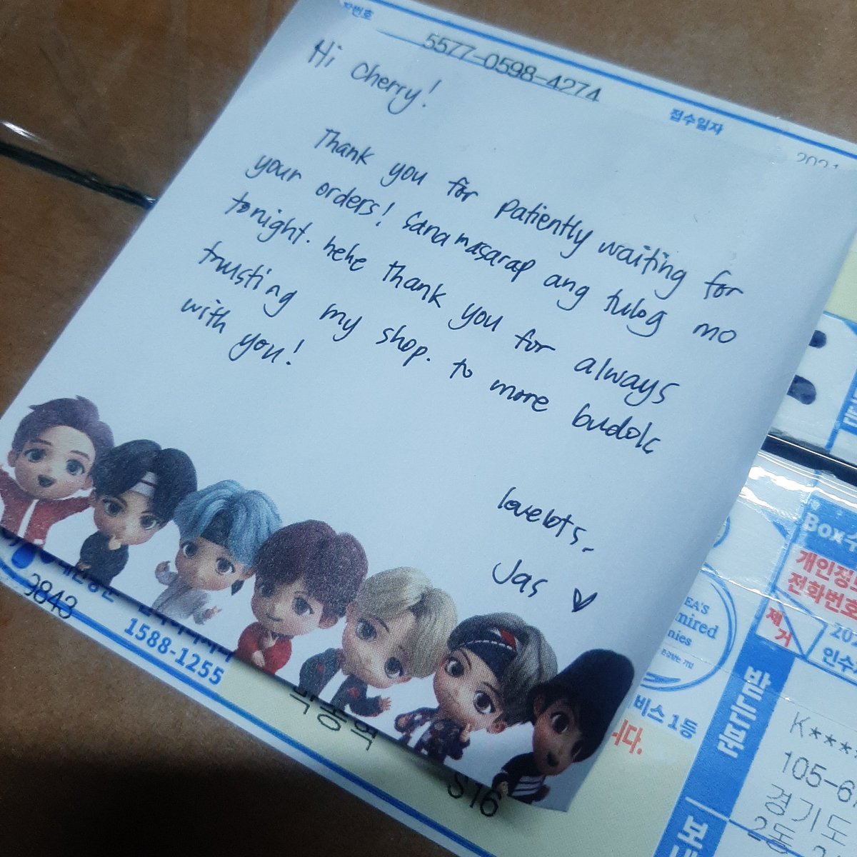 cherrymiina's tweet photo. @shop_missj super late feedback!βπ
Another bangtan budol from my only takbuhan lalo pag may sale π
Thank you so much for the nth time! To more budols π₯ππ
(Hi, Seokjin π) https://t.co/49I4zzOhrV