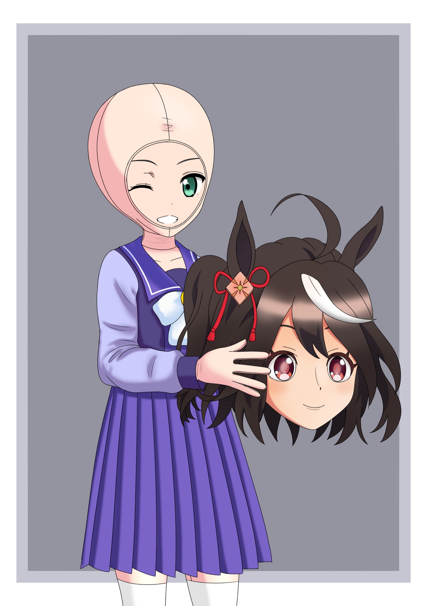 鍵付き】【即購入⭕】高咲侑 着ぐるみ マスク 全頭面 Kigurumi 鍵付き