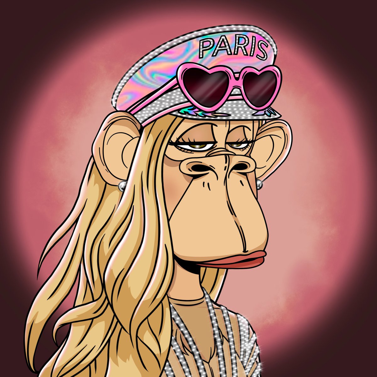 <a href="/ParisHilton/">Paris Hilton</a> Paris we love you! My partner and I are OG Apes and we make custom BAYC derivatives in our collection <a href="/BoredApeNotClub/">Bored Ape Not Club</a>. We are so grateful for all that you do for the community. This ape is yours! #parisinlove <a href="/BoredApeYC/">Bored Ape Yacht Club 🍌</a>   opensea.io/assets/0x495f9…