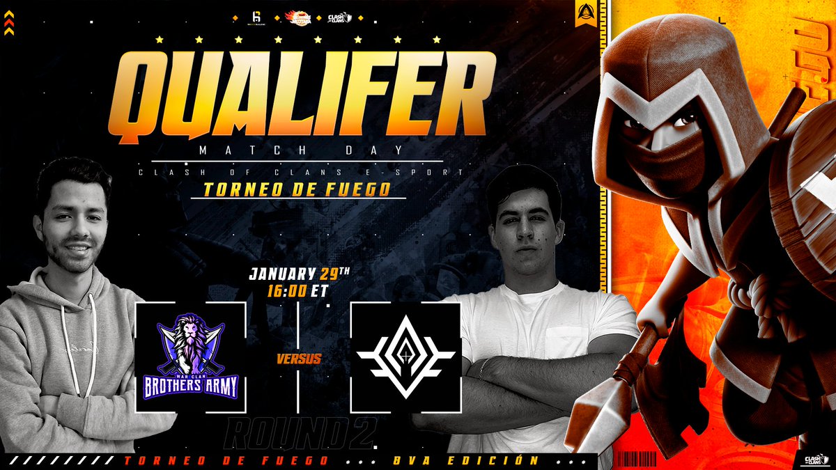 Hoy en YouTube
@FireFiera clasificatorio
21:00 CET ⏰ 15:00 EST
📺youtu.be/R3l1VOECgJA

<a href="/CamaleonGaming_/">Camaleón Gaming</a> 🆚 @ArcaUnited 
<a href="/AlianzaChileCoC/">Alianza Chile</a> 🆚 <a href="/BrothersArmyCOC/">Brothers Army COC</a> 
Caster 🗣️🎙 <a href="/Sockers_/">Sockers SU</a>