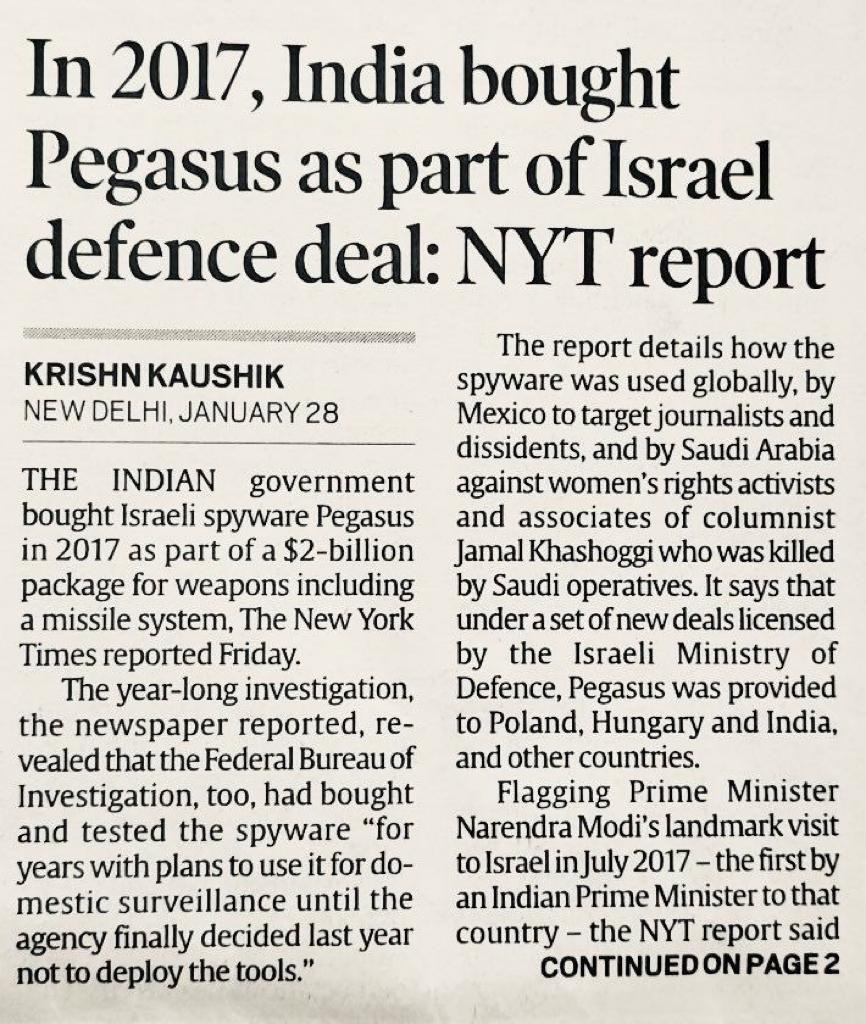 Pegasus Report