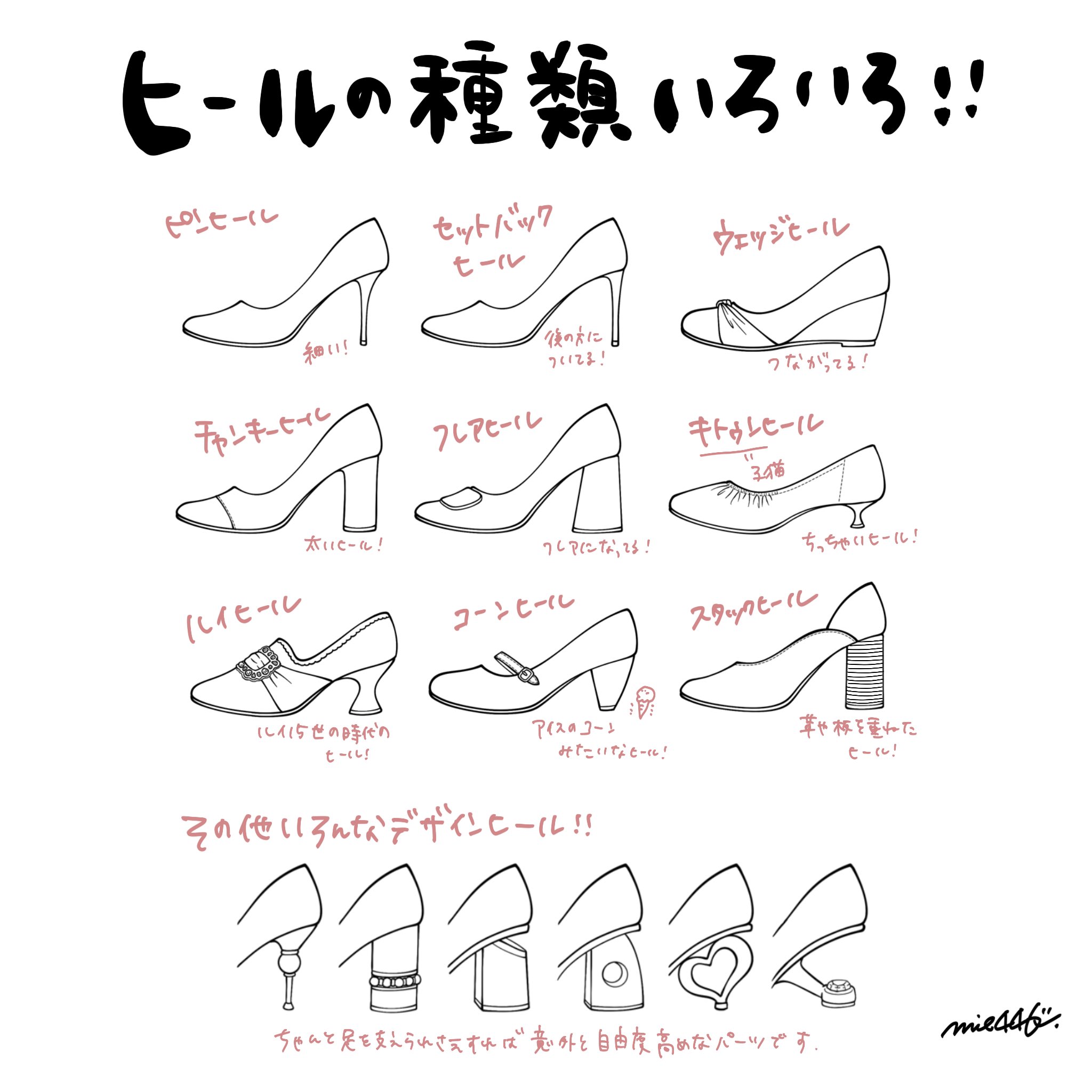 みえ 靴の描き方本4 13発売 Meat 446 Twitter