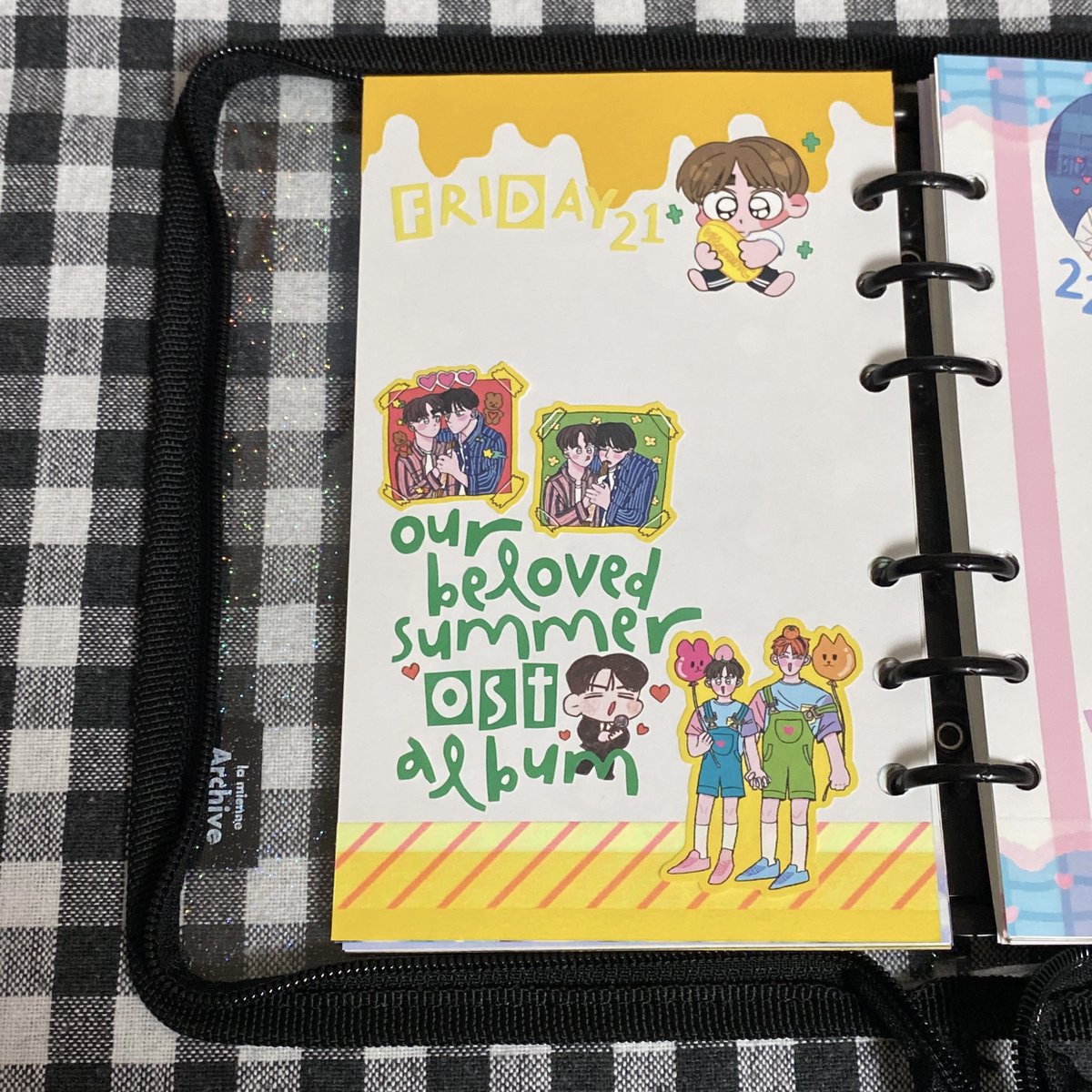 v_vint5's tweet photo. 220121-0122 엑소 다이어리꾸미기 다꾸
ㅤㅤㅤㅤㅤㅤㅤㅤㅤㅤㅤㅤㅤㅤ
🔻
📒 다이어리
루카랩 아카이브

✂️ 스티커
멉님 데이트새준, 얌얌새준 스티커

🎞 마스킹테이프
페인트 다이컷 마스킹테이프
라라하우스 - 보들마테
- https://t.co/KU6glOi55u