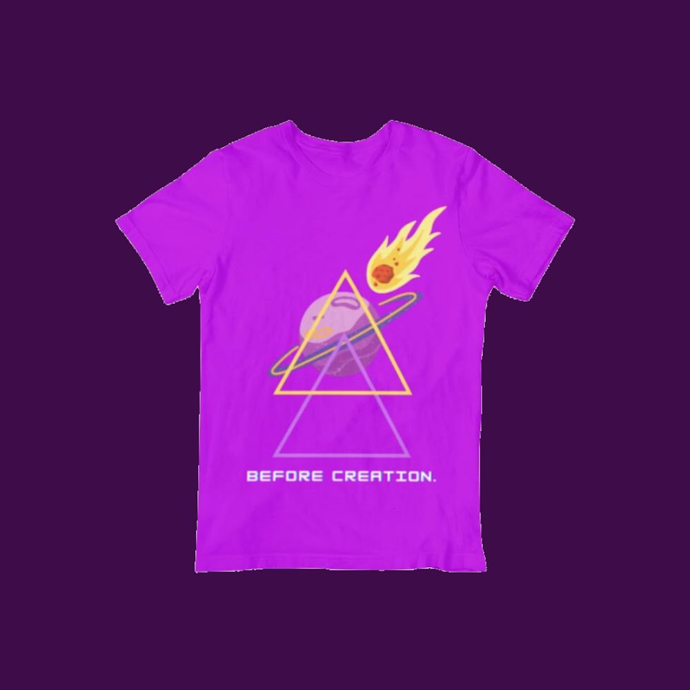 ThatRetros_'s tweet photo. Our “Before Creation” shirt is now available on our website! | Link in Bio ❗️👾 Please leave us a like and share with your friends and family, big plans soon! #thatretros #retro #clothing #clothingbrand #giveaway #love ❤️‍🔥 https://t.co/YO85g2yAn8