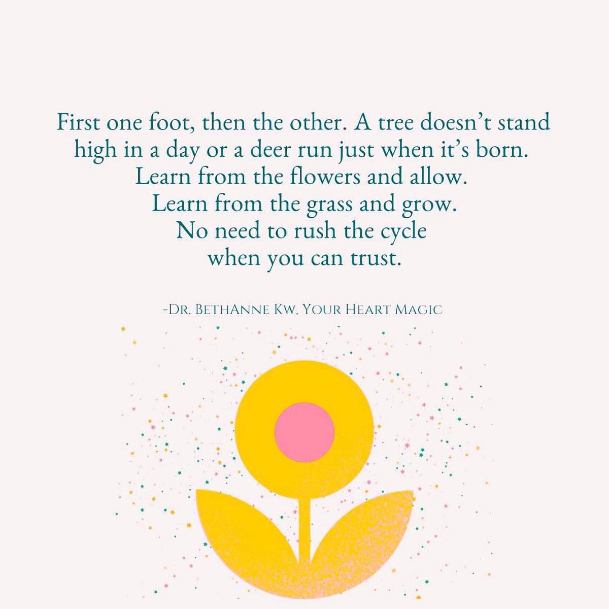 DrBethAnneKW's tweet photo. ✨ Nature: the master artist, teacher, therapist, inspiration—
✨
and queen of grounding, creativity, and miracles. 
🌲🍃🌻🌺
✨
#IntuitiveWriting #Creativity #SpiritualPsychologist #CalledToCreate  #PoetsLife #WordsAreMagic #SelfDiscovery #CraftTheRainbow #DrBethAnneKW https://t.co/yHLwKERjZH
