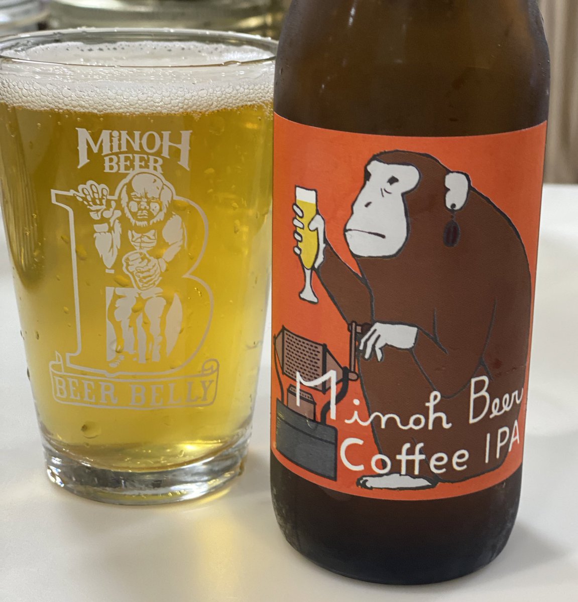 kawo_227's tweet photo. モーニングしとる🐒
#箕面ビール
#coffeeipa https://t.co/fJ3tm7945m