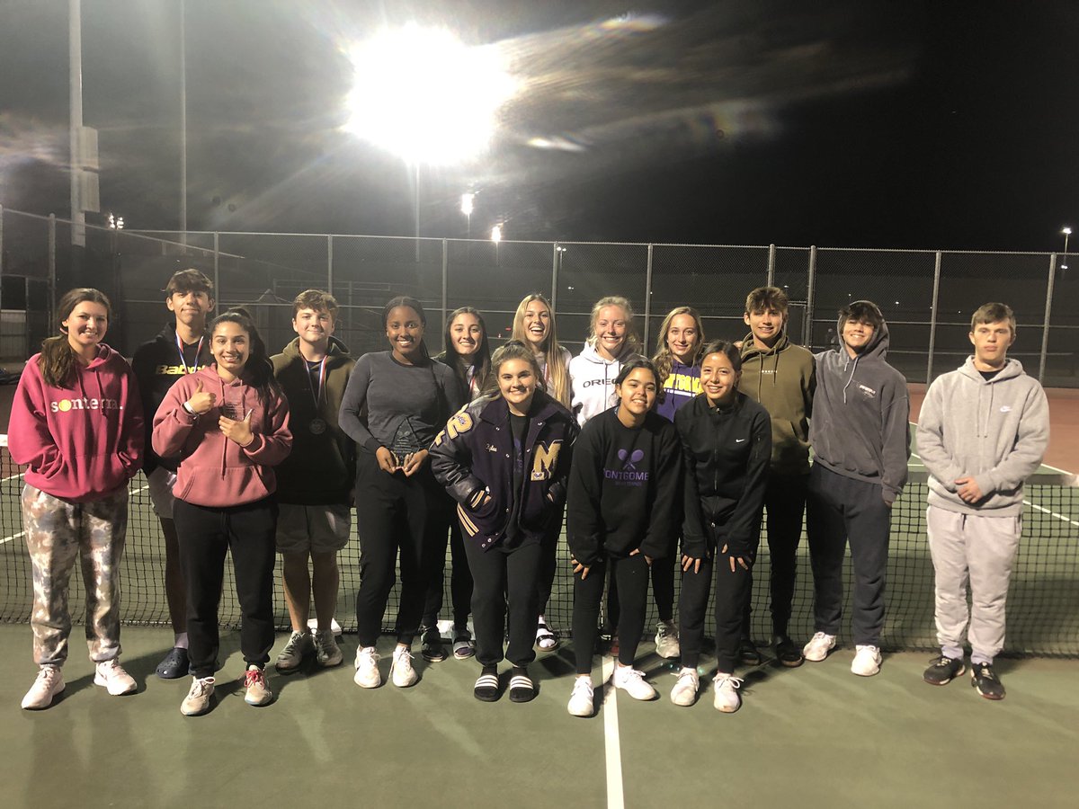 MHSTennis4's tweet photo. Montgomery bears representing at our first full tournament of the year.                           A girls singles 🥈 B girls singles 🥇 A mixed, A boys singles, and A girls doubles-consolation. Go bears! https://t.co/bzg85XmRsA