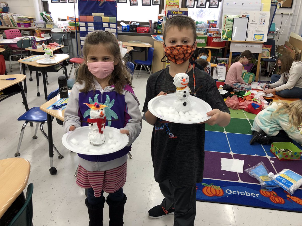 Would you like to build a snowman that never melts? ☃️ That’s exactly what we accomplished! A week long paper maché snowman project! Students also wrote how-to books to accompany their creation! Everyone was so proud of their hard work! ❤️ <a href="/tincroadschool/">Tinc Road Elementary School</a>
