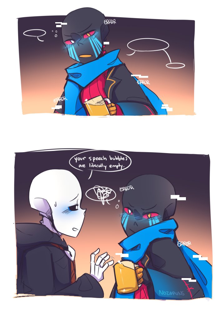 Killer!Sans is canonicaly a flirt and romantic #killersans #thebadsans