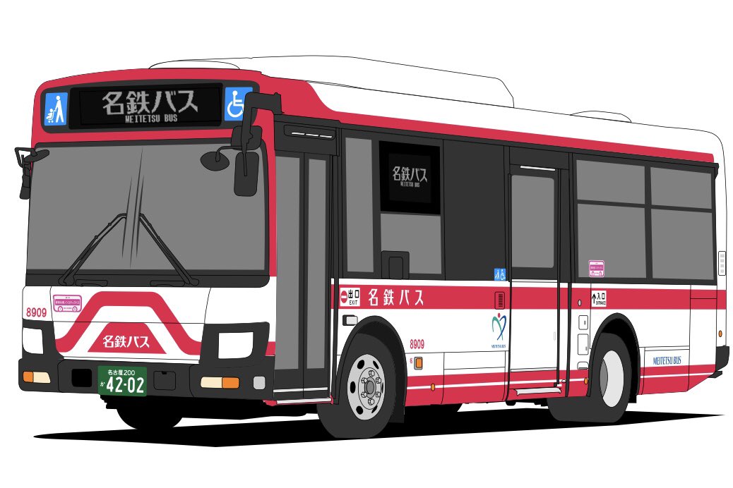 名鉄バス8909 ※再掲