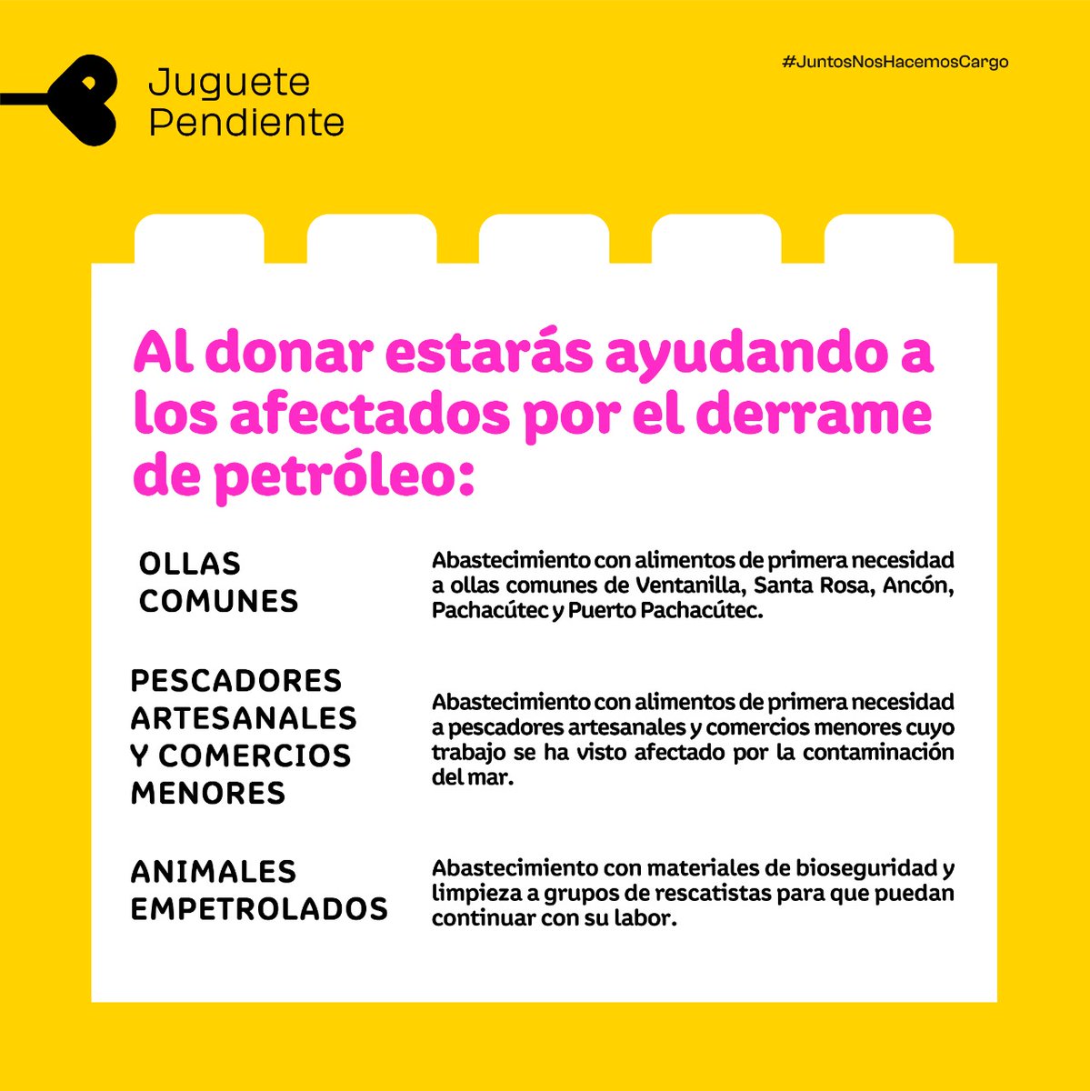 PeruPendiente's tweet photo. 1. Sigue a @juguetependiente en Instagram.
2. Etiqueta en el post de IG con quién irías al concierto (debe seguirnos).
3. Comparte el post en tus historias y etiquétanos. (Si tu cuenta es privada, envíanos la captura por DM).
4. Envía el comprobante de tu donación por DM
(2/3) https://t.co/PTydTC5I19